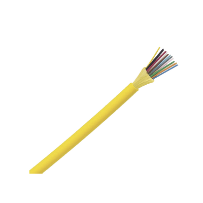 Cable de Fibra Óptica de 12 Hilos, Monomodo OS2 9/125, Interior, Tight Buffer 900um, No Conductiva (Dieléctrica), LSZH, Precio Por Metro