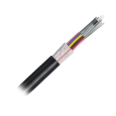 Cable de Fibra Óptica de 12 Hilos, OSP (Planta Externa), No Armada (Dieléctrica), 250um, Monomodo OS2, Precio Por Metro