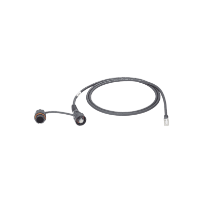 Patch Cord Cat6A IndustrialNet, Blindado S/FTP, Con Plug Industrial y Tapa en Un Extremo, 3 Metros (9.84 Pies)