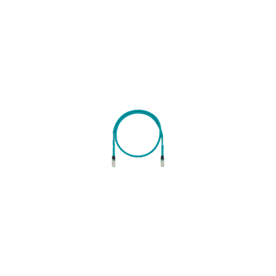 Patch Cord Cat6A de Grado Industrial 600V, Blindado SF/UTP, Calibre 26 AWG, Color Aqua, 10 Metros