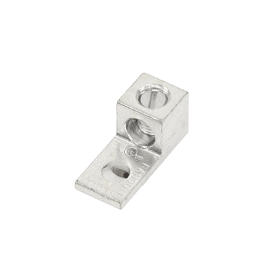 Conector Mecánico de Aluminio, de Un Orificio y Un Barril, para Cable de 14 a 2 AWG. 1 Pieza