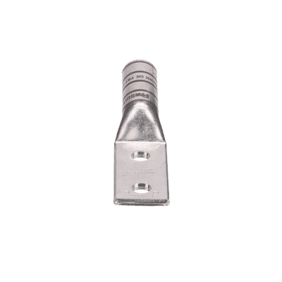 Zapata de compresión LCC500-12-6 para cal. 500 Kcmil, Doble barreno para tornillo prisionero de 1/2, Espaciado de orificios 44.5mm, 1 Pz