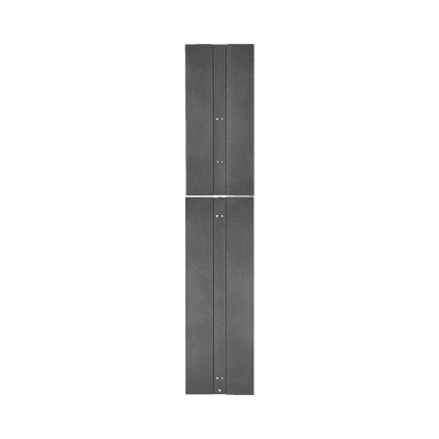 Tapa Final de Fila, Para Organizador Vertical PE2V PatchRunner™ 2, de 45 UR, Color Negro