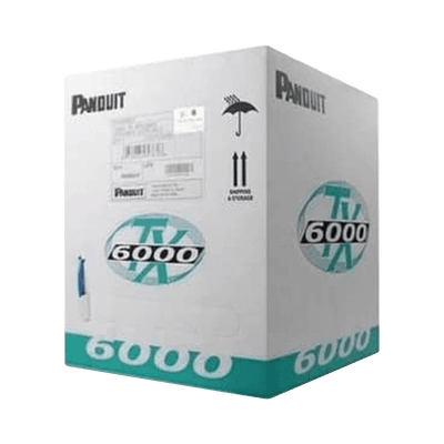 Bobina de Cable UTP 305 Metros (1000 Pies) de Cobre, TX6000? PanNet, Reelex, Amarillo, Categoría 6 Mejorado (23 AWG), PVC (CM), de 4 Pares