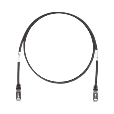 Patch Cord Cat6A, Blindado S/FTP, CM/LS0H, 10 Metros (32.81 Pies), Color Negro