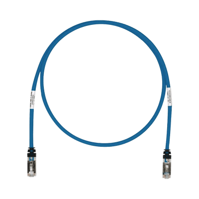 Patch Cord Cat6A, Blindado S/FTP, CM/LS0H, 10 Metros (32.81 Pies), Color Azul