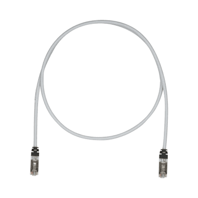 Patch Cord Cat6A, Blindado S/FTP, CM/LS0H, 4.57 Metros (15 Pies), Color Gris