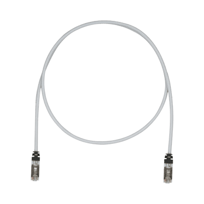 Patch Cord Cat6A, Blindado S/FTP, CM/LS0H, 5.18 Metros (17 Pies), Color Gris