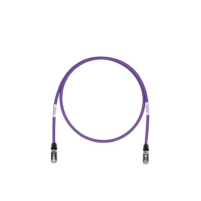 Patch Cord Cat6A, Blindado S/FTP, CM/LS0H, 6.1 Metros (20 Pies), Color Violeta