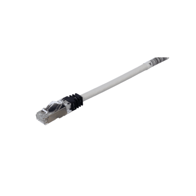Patch Cord Cat6A, Blindado S/FTP, CM/LS0H, 3.5 Metros (11.48 Pies), Color Gris