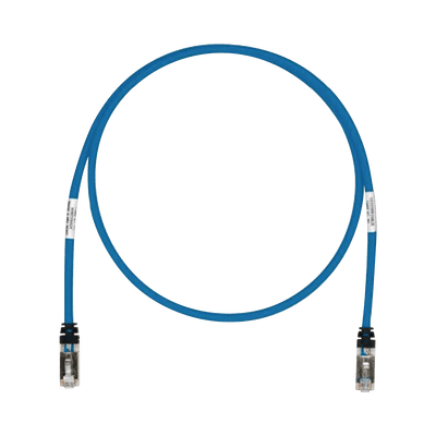 Patch Cord Cat6A, Blindado S/FTP, CM/LS0H, 1.52 Metros (5 Pies), Color Azul