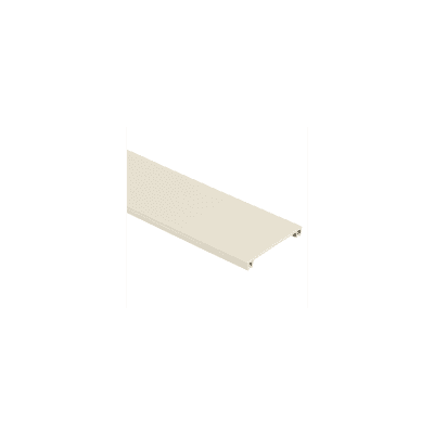 Cubierta para canaleta T-70, de PVC rígido, 70.1 x 9.1 x 1800 mm, Color Blanco Mate