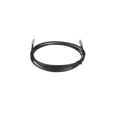 Cable de Parcheo UTP, Cat6A, 24 AWG, CM, Color Negro, 10.67 Metros (35 Pies)