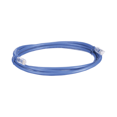 Cable de Parcheo UTP, Cat6A, 24 AWG, CM, Color Azul, 10.67 Metros (35 Pies)