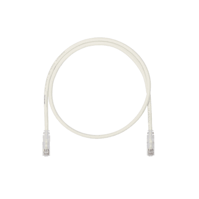 Cable de Parcheo UTP, Cat6A, 24 AWG, CM, Color Blanco, 2.74 Metros (9 Pies)