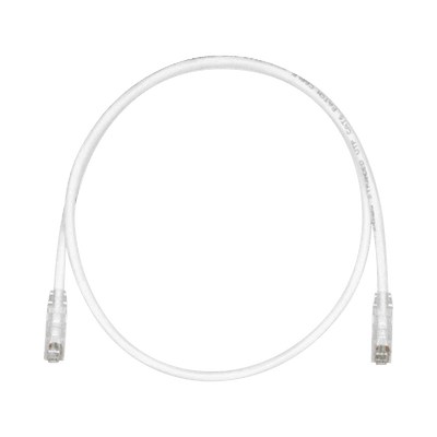 Cable de Parcheo TX6, UTP Cat6, 24 AWG, CM, Color Blanco Mate, 50 cm (19.69 pulgadas)