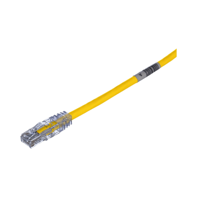 Cable de Parcheo TX6, UTP Cat6, 24 AWG, CM, Color Amarillo, 6.10 Metros (20 Pies)
