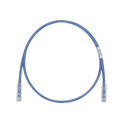 Cable de Parcheo TX6, UTP Cat6, 24 AWG, CM, Color Azul, 10.67 Metros (35 Pies)