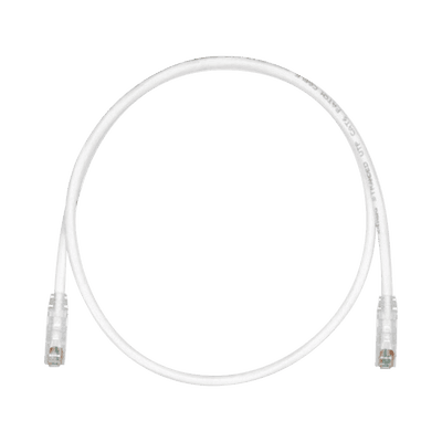 Cable de Parcheo TX6, UTP Cat6, 24 AWG, CM, Color Blanco Mate, 0.91 Metros (3 Pies)