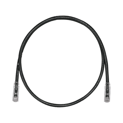 Cable de Parcheo TX6, UTP Cat6, 24 AWG, CM, Color Negro, 1.83 Metros (6 Pies)