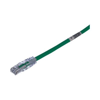 Cable de Parcheo TX6, UTP Cat6, 24 AWG, CM, Color Verde, 2.13 Metros (7 Pies)