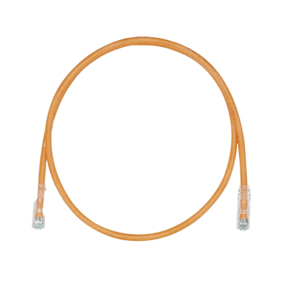 Cable de Parcheo TX6, UTP Cat6, 24 AWG, CM, Color Naranja, 8 Metros (26.25 Pies)