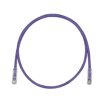 Cable de Parcheo TX6, UTP Cat6, 24 AWG, CM, Color Violeta, 8 Metros (26.25 Pies)