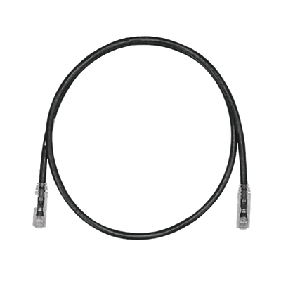 Cable de Parcheo TX6, UTP Cat6, 24 AWG, LSZH, Color Negro, 8 Metros (26.25 Pies)