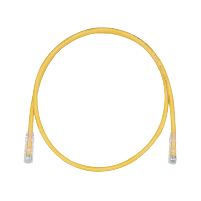 Cable de Parcheo TX6, UTP Cat6, 24 AWG, LSZH, Color Amarillo, 8 Metros (26.25 Pies)