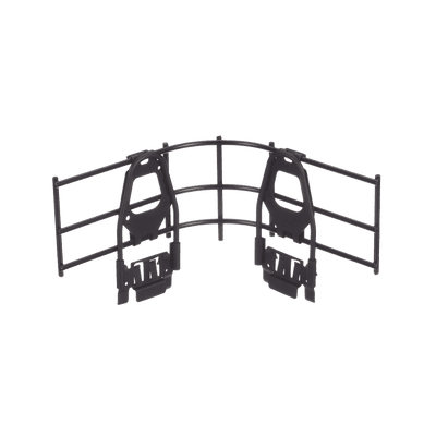 Accesorio de Control de Radio de Curvatura en Cruces, Tes o Intersecciones, en Charolas Wyr-Grid® de Panduit, 101.6 mm de Alto, Color Negro 