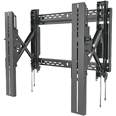 Soporte de Pared Universal Tijera SmartMount / Extensión 12 pulgadas (305 mm) / Carga Máxima 200 lb (90.7 kg) / Ajuste Tilt +15°/-2° con IncreLok / Patrón VESA 200x100 a 600x600 mm / Apertura Abierta para Cajas Empotradas / In