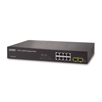 Switch administrable L2+ 8 puertos 10/100/1000T + 2 100/1000X SFP