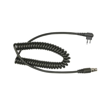 Cable para auricular HDS-EMB con atenuación de ruido para radios Motorola GP-300, SP-50, P-1225, PRO-3150, MAG ONE, DEP-450, EP-450, EP-350 y Hytera TC-500/ 518/ 600/ 610/ 620/ 700/ 1600/ 700EX.
