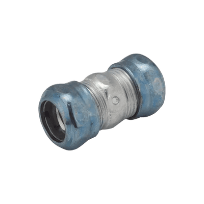 Cople Compresión Hermético de Acero Galvanizado para Pared Delgada de 3/4" .
