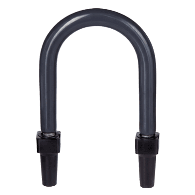 Abrazadera U de Pata Larga con Recubrimiento de PVC para Tubo de 1" (25.4 mm).