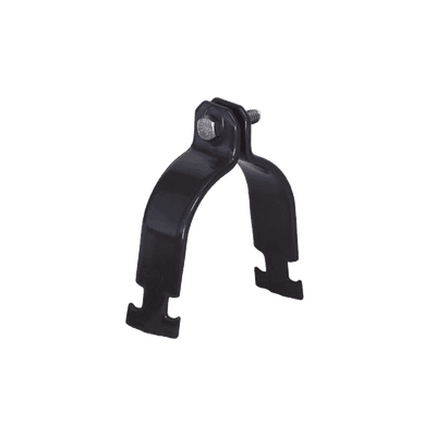 Abrazadera Unicanal con Recubrimiento de PVC de 1/2" (12.7 mm).