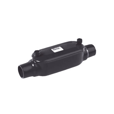 Caja Ovalada tipo C con Recubrimiento Exterior de PVC de 3/4" (19 mm).