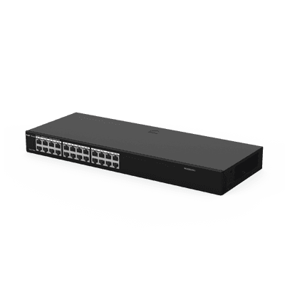 Switch Administrable 24 puertos Gigabit, gestión gratuita desde la nube.