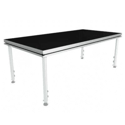 Tarima Modular para Escenario | 2m x 1m | Aluminio con Superficie Antideslizante