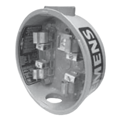 Base de medicion Siemens, 4 Mordazas, 100 Amp
