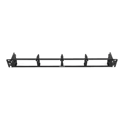 Fiber, Panel, Lightverse Combo, Rack Mount, 1U, Fixed Access, Empty, 4 Openings, Black, Shielded Flat Without Wire Manager