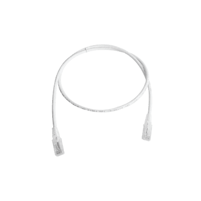 Patch Cord MC6 Modular Cat6 UTP, CM/LS0H, 3ft, Color Blanco