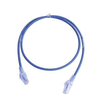 Patch Cord MC6 Modular Cat6 UTP, CM/LS0H, 0.91 Metros (3 Pies), Color Azul