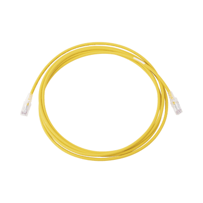 Patch Cord MC6 Modular Cat6 UTP, CM/LS0H, 3.05 Metros (10 Pies), Color Amarillo