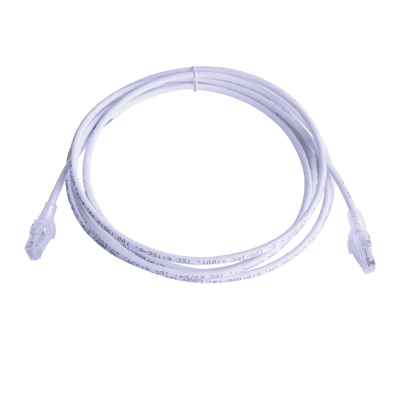 Patch Cord MC6 Modular Cat6 UTP, CM/LS0H, 15.24 Metros (50 Pies), Color Blanco