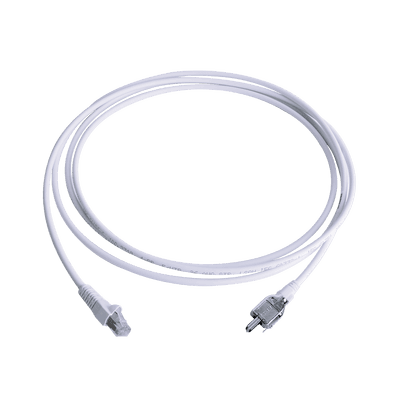 Patch Cord TERA Cat5e 10/100BASE-T, de 2 pares y conector modular, LS0H, Color Negro, 1 metro
