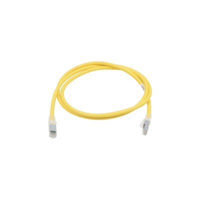 Patch Cord Z-MAX Cat6A UTP, CM, 1.52 Metros (5 Pies), Color Amarillo