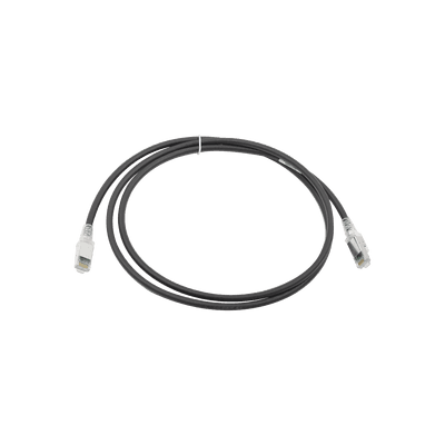 Patch Cord Z-MAX Cat6A S/FTP, CM/LS0H, 1.52 Metros (5 Pies), Color Negro, Versión Bulk (Sin Empaque Individual)