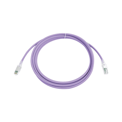 Patch Cord Z-MAX Cat6A S/FTP, CM/LS0H, 3.05 Metros (10 Pies), Color Violeta