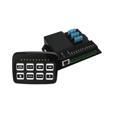 Controlador Universal de 8 interruptores, con Montaje Fijo y de Succión